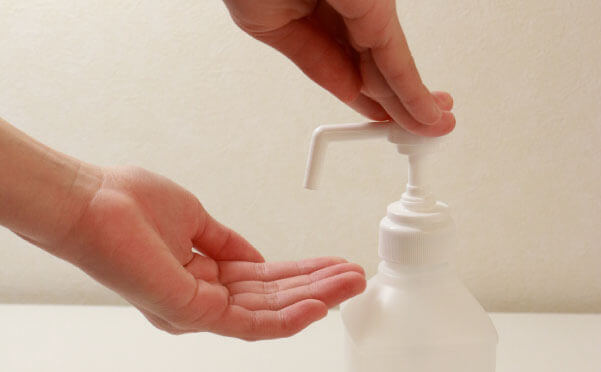 スプレーによる塗布